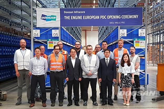Doosan Infracore открывает  PDC (Parts Distribution Center) в Германии