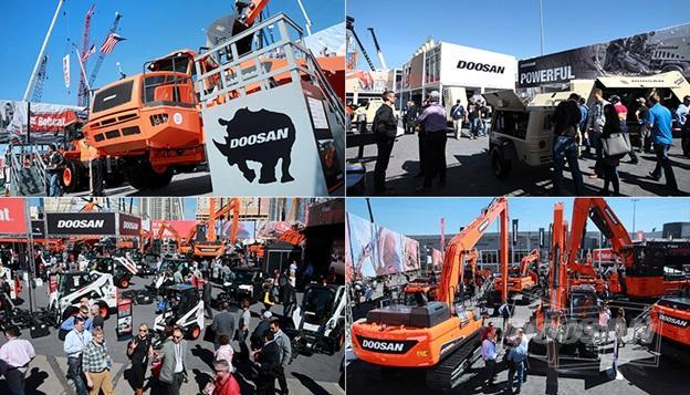 Doosan участвует в выставке ConExpo 2017, крупнейшей в Северной Америке выставке строительной техники